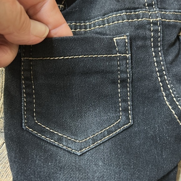 Rosie Pope Baby Boy Black Jeans Suspenders Appliqués NWT Size 0-3 months - Picture 10 of 10